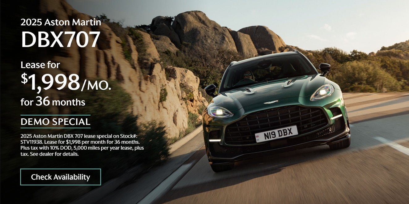 2025 Aston Martin DBX 707 2025 Aston Martin DBX 707 - Lease for $1,998/mo. for 36 months - Demo Special