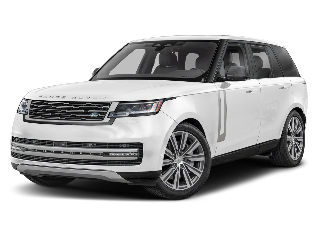 2026 Land Rover Range Rover SE in Fuji White — front three-quarter view