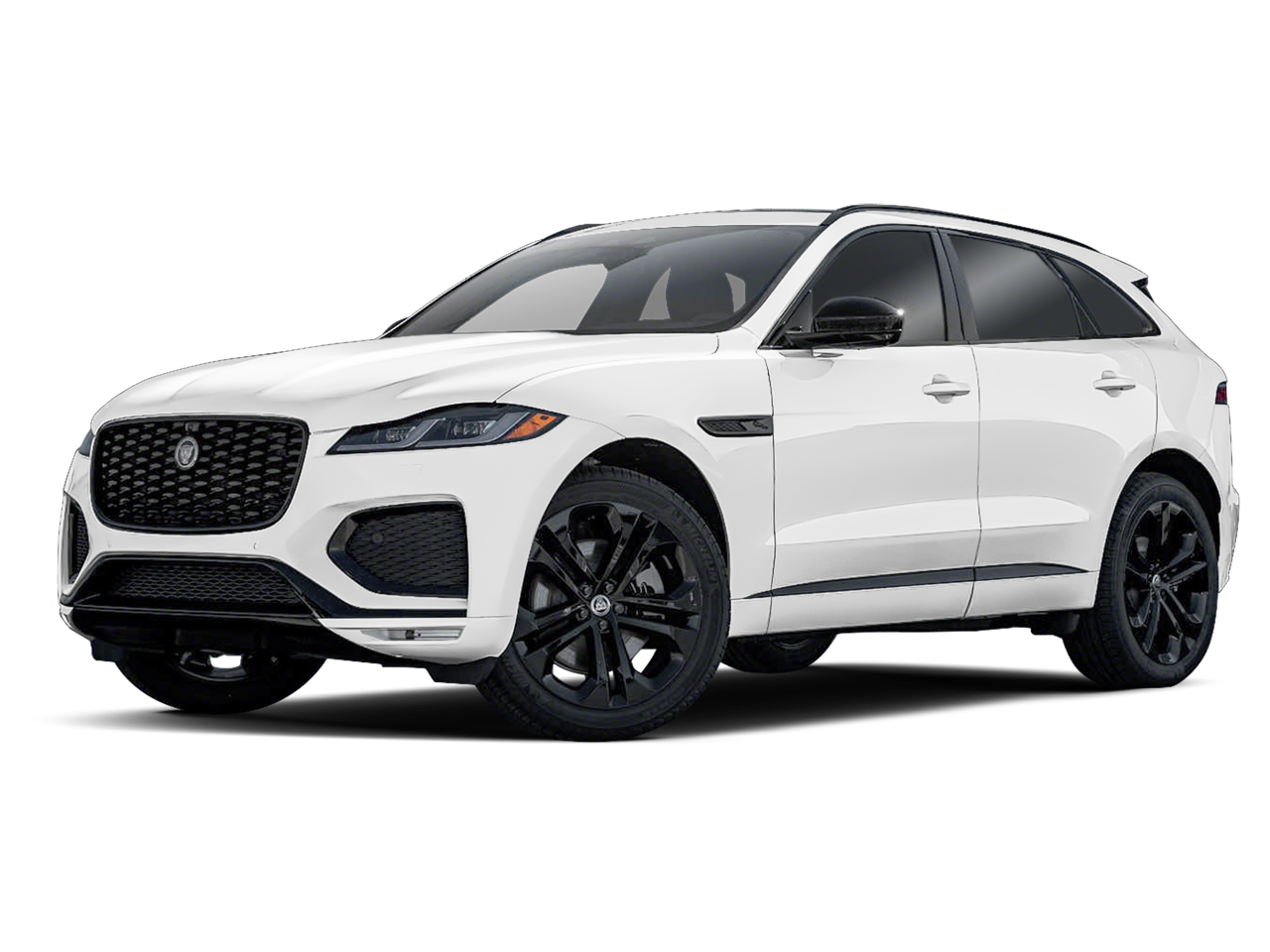 2026 Jaguar F-PACE SVR in Blue — front three-quarter view