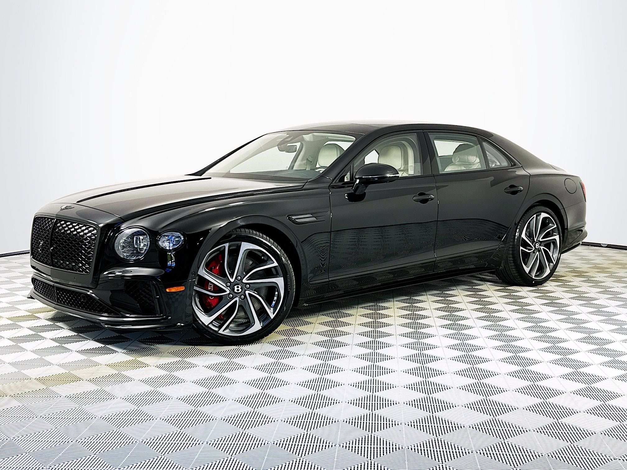 2026 Bentley Flying Spur Speed in Beluga — front three-quarter view