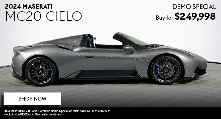 2024 Maserati MC20 Cielo 2024 Maserati MC20 Cielo